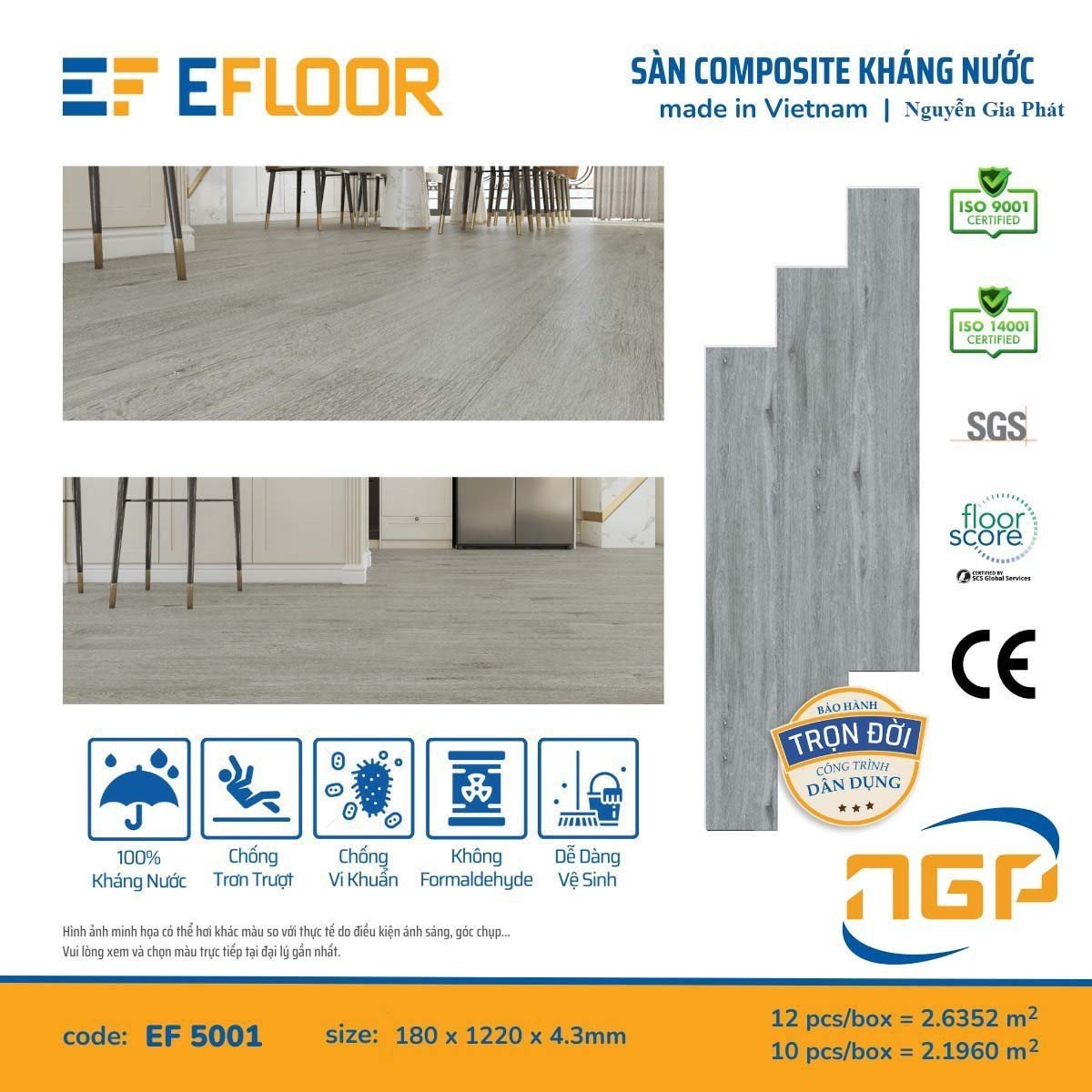 sàn composite EF 5001