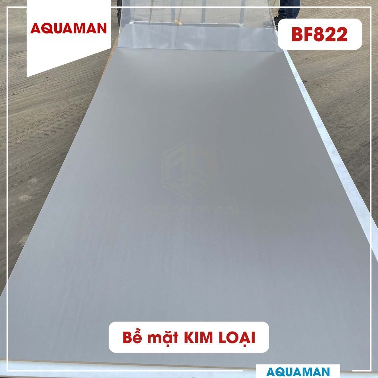 tấm ốp sợi than tre mặt film PET-BF822